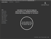 Tablet Screenshot of oxfordplace.com